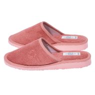 Γυναικεία παντόφλα κοτλέ σάπιο μήλο Βαμβακερή Ελληνική