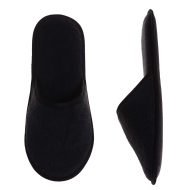 Ανδρική παντόφλα πετσετέ δωματίου μαύρη βαμβακερή Ελληνική Ανδρικές Παντόφλες Amaryllis Slippers Ανδρική παντόφλα πετσετέ δωματίου μαύρη βαμβακερή Ελληνική