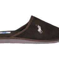 Ανδρική Παντόφλα τσελ καφέ βελούδο Ελληνική Ανδρικές Παντόφλες με Σόλα Eva Foam Amaryllis Slippers 3