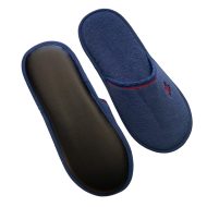 Ανδρική παντόφλα πετσετέ δωματίου μπλέ βαμβακερή Ελληνική Ανδρικές Παντόφλες Amaryllis Slippers 3