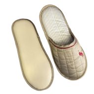 Ανδρική παντόφλα υφασμάτινη δωματίου μπέζ βαμβακερή Ελληνική Ανδρικές Παντόφλες Amaryllis Slippers 3