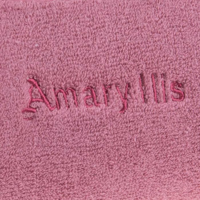 Πετσετέ σάπιο μήλο νεσεσέρ μπαουλάκι Amaryllis χειροποίητο Ελληνικό - Amaryllis Slippers 4