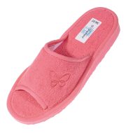 Γυναικεία παντόφλα ανοιχτή κοραλί πετσετε Βαμβακερή Ελληνική Ανοιχτές Παντόφλες Amaryllis Slippers 3