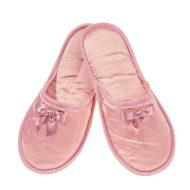 Γυναικεία παντόφλα σατέν δωματίου  Σάπιο Μήλο Ελληνική