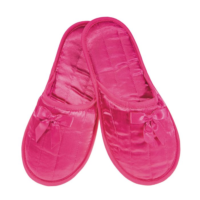 Γυναικεία παντόφλα σατέν φούξια amaryllis slippers - Amaryllis Slippers 1