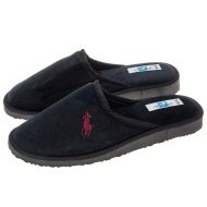 Ανδρική Παντόφλα μαύρο βελούδο Ελληνικής Κατασκευής Ανδρικές Παντόφλες Amaryllis Slippers Ανδρική Παντόφλα μαύρο βελούδο Ελληνικής Κατασκευής