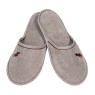 Ανδρική παντόφλα πετσετέ δωματίου Silver Cloud βαμβακερή Ελληνική Ανδρικές Παντόφλες Amaryllis Slippers Ανδρική παντόφλα πετσετέ δωματίου Silver Cloud βαμβακερή Ελληνική