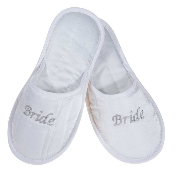 bride white Amaryllis Slippers
