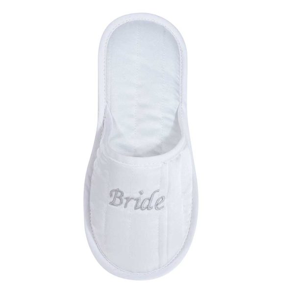 bride white 1 Amaryllis Slippers