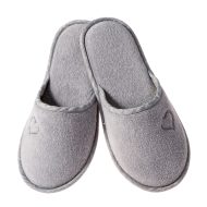 Γυναικεία παντόφλα... Γυναικείες Παντόφλες Δωματίου Amaryllis Slippers Γυναικεία παντόφλα πετσετέ δωματίου Γκρί βαμβακερή Ελληνική
