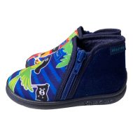 Χειμερινές Αγορίστικες παντόφλες “Jack” blue Αγορίστικες Παντόφλες Amaryllis Slippers 3