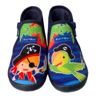 Χειμερινές Αγορίστικες παντόφλες “Jack” blue Αγορίστικες Παντόφλες Amaryllis Slippers Χειμερινές Αγορίστικες παντόφλες "Jack" blue