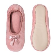 Mπαλαρίνα βελούδο Dusty pink Ελληνική Παντόφλες Μπαλαρίνες Amaryllis Slippers 3