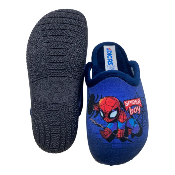 Παιδική παντόφλα Μπλε Spider boy - Dicas 2