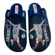 Παιδική παντόφλα μπλέ Ποδοσφαιριστής Αγορίστικες Παντόφλες Amaryllis Slippers Παιδική παντόφλα μπλέ Ποδοσφαιριστής