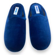 Γυναικεία παντόφλα μπλε βελουτέ Γυναικείες Παντόφλες με σόλα Eva Foam Amaryllis Slippers 3