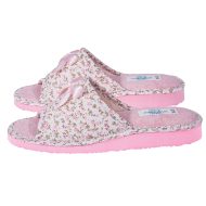 Γυναικεία παντόφλα ανοιχτή ροζ λουλούδι Βαμβακερή Ελληνική Ανοιχτές Παντόφλες Amaryllis Slippers Γυναικεία παντόφλα ανοιχτή ροζ λουλούδι Βαμβακερή Ελληνική