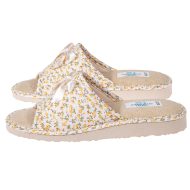 Γυναικεία παντόφλα ανοιχτή λουλούδι κίτρινο Βαμβακερή Ελληνική Ανοιχτές Παντόφλες Amaryllis Slippers Γυναικεία παντόφλα ανοιχτή λουλούδι κίτρινο Βαμβακερή Ελληνική