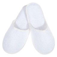 Γυναικεία παντόφλα πετσετέ δωματίου Λευκή βαμβακερή Ελληνικής κατασκευής Γυναικείες Παντόφλες Δωματίου Amaryllis Slippers Γυναικεία παντόφλα πετσετέ δωματίου Λευκή βαμβακερή Ελληνικής κατασκευής