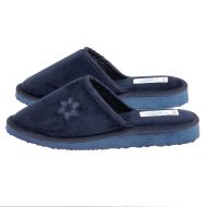 Γυναικεία παντόφλα... Παντόφλες Γυναικείες Amaryllis Slippers Γυναικεία παντόφλα βελούδο μπλε Ελληνικής κατασκευής