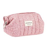 Χειροποίητο νεσεσέρ Amaryllis σομόν λαχούρι με φερμουάρ