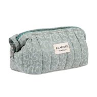 Χειροποίητο νεσεσέρ Amaryllis μέντα λαχούρι με φερμουάρ Γυναικεία Νεσεσέρ Amaryllis Slippers Χειροποίητο νεσεσέρ Amaryllis μέντα λαχούρι με φερμουάρ