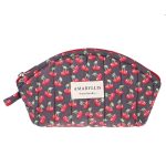 Χειροποίητο νεσεσέρ Amaryllis πορτοφόλι γκρι κεράσι με φερμουάρ