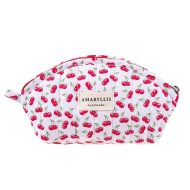 Χειροποίητο νεσεσέρ Amaryllis πορτοφόλι λευκό κεράσι με φερμουάρ