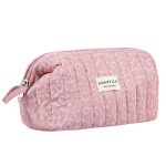 Χειροποίητο μεγάλο νεσεσέρ Amaryllis σομόν λαχούρι με φερμουάρ