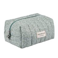 Χειροποίητο νεσεσέρ Amaryllis τετράγωνο μέντα λαχούρι με φερμουάρ Γυναικεία Νεσεσέρ Amaryllis Slippers Χειροποίητο νεσεσέρ Amaryllis τετράγωνο μέντα λαχούρι με φερμουάρ