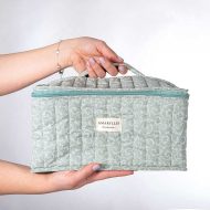 Χειροποίητο νεσεσέρ βαλιτσάκι Amaryllis μέντα λαχούρι Γυναικεία Νεσεσέρ Amaryllis Slippers 3