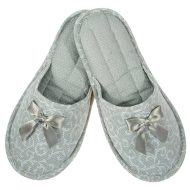 Γυναικεία παντόφλα υφασμάτινη λαχούρι μέντα βαμβακερή Ελληνικής κατασκευής Γυναικείες Παντόφλες Δωματίου Amaryllis Slippers Γυναικεία παντόφλα υφασμάτινη λαχούρι μέντα βαμβακερή Ελληνικής κατασκευής