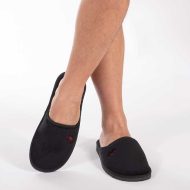 Ανδρική Παντόφλα μαύρο βελούδο Ελληνικής Κατασκευής Ανδρικές Παντόφλες Amaryllis Slippers 3