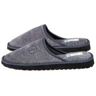 Ανδρική παντόφλα κοτλέ γκρι Ελληνικής κατασκευής Ανδρικές Παντόφλες με Σόλα Eva Foam Amaryllis Slippers Ανδρική παντόφλα κοτλέ γκρι Ελληνικής κατασκευής