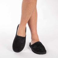 Ανδρική παντόφλα κοτλέ μαύρο Ελληνικής κατασκευής Ανδρικές Παντόφλες με Σόλα Eva Foam Amaryllis Slippers 3