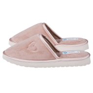 Γυναικεία παντόφλα βελούδο Powder Pink Ελληνικής κατασκευής