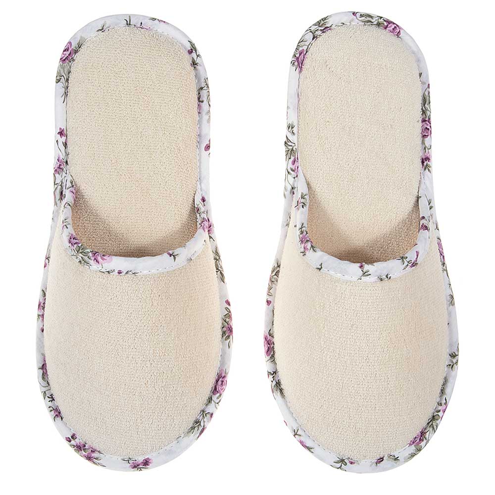 Γυναικείες Παντόφλες Πετσετέ “Floral” – Χειροποίητες Ελληνικής Κατασκευής Γυναικείες Παντόφλες Δωματίου Amaryllis Slippers 3 Γυναικείες Παντόφλες Πετσετέ "Floral" – Χειροποίητες Ελληνικής Κατασκευής - Image 3