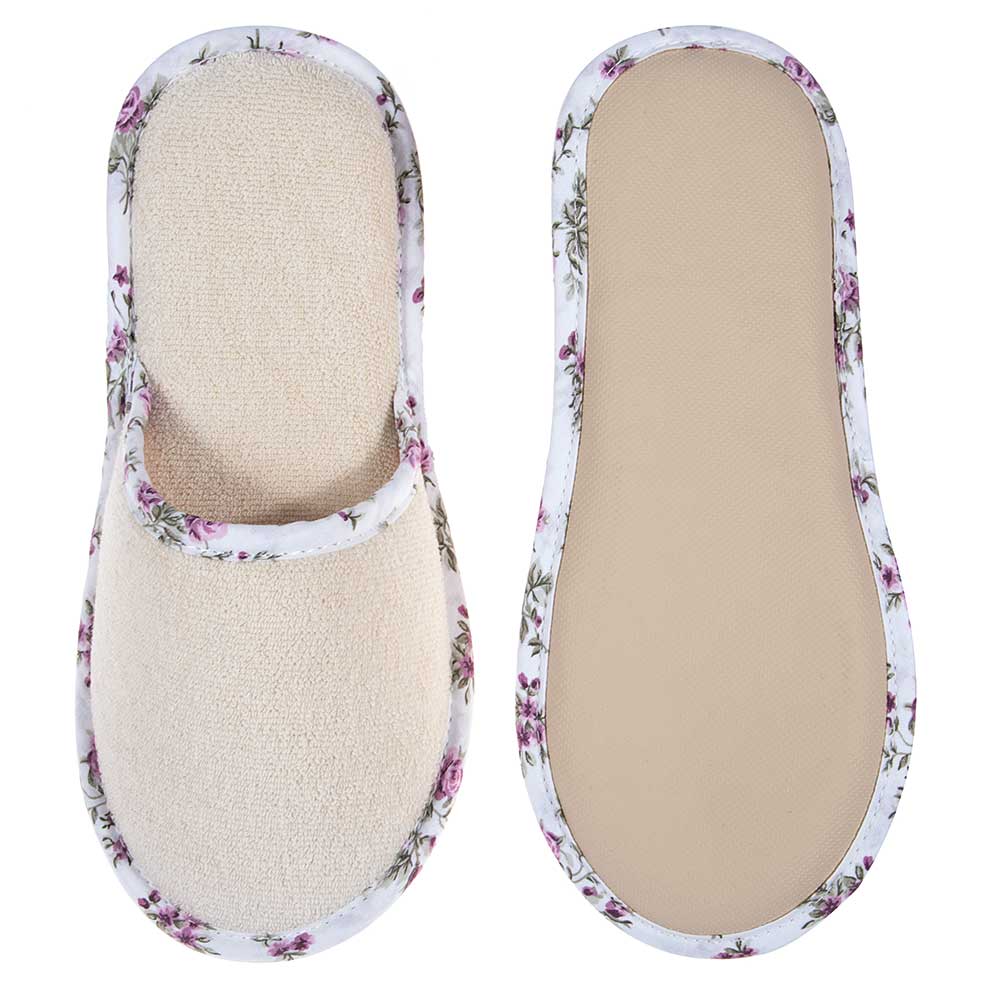 Γυναικείες Παντόφλες Πετσετέ “Floral” – Χειροποίητες Ελληνικής Κατασκευής Γυναικείες Παντόφλες Δωματίου Amaryllis Slippers 4 Γυναικείες Παντόφλες Πετσετέ "Floral" – Χειροποίητες Ελληνικής Κατασκευής - Image 4