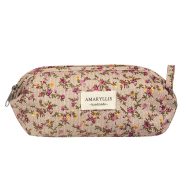 Χειροποίητο Βαμβακερό Νεσεσέρ "Κασετίνα" Μόκα Λουλούδι Amaryllis Slippers – Ελληνικής Κατασκευής