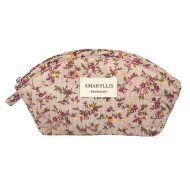 Χειροποίητο Βαμβακερό Νεσεσέρ "Πορτοφόλι" Μόκα Λουλούδι Amaryllis Slippers – Ελληνικής Κατασκευής