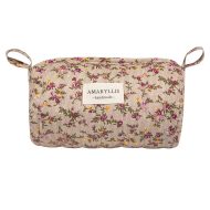 Χειροποίητο Βαμβακερό Νεσεσέρ "Μπαουλάκι" Μόκα Λουλούδι Amaryllis Slippers – Ελληνικής Κατασκευής