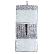 Χειροποίητη Κρεμαστή Θήκη Organizer "Γκρι Λουλούδι" | Amaryllis